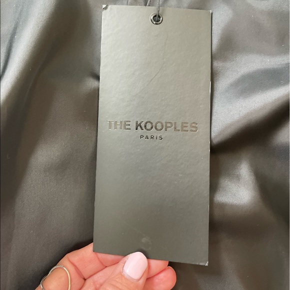 ❤️❤️❤️ The Kooples Worn Once Lambskin Leather Moto Jacket Size M (2) - Picture 13 of 16